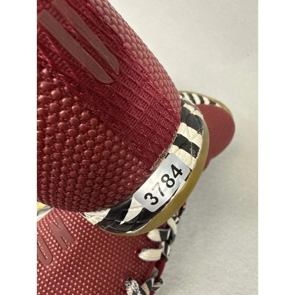 NOBULL‎ Cabernet Zebra Mesh Trainer Shoes Mens Size 7 Womens 8.5 Hipster Low Top